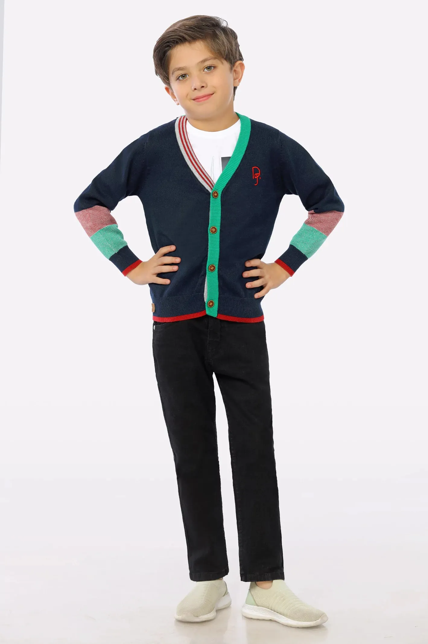 Navy Blue Boys Sweaters