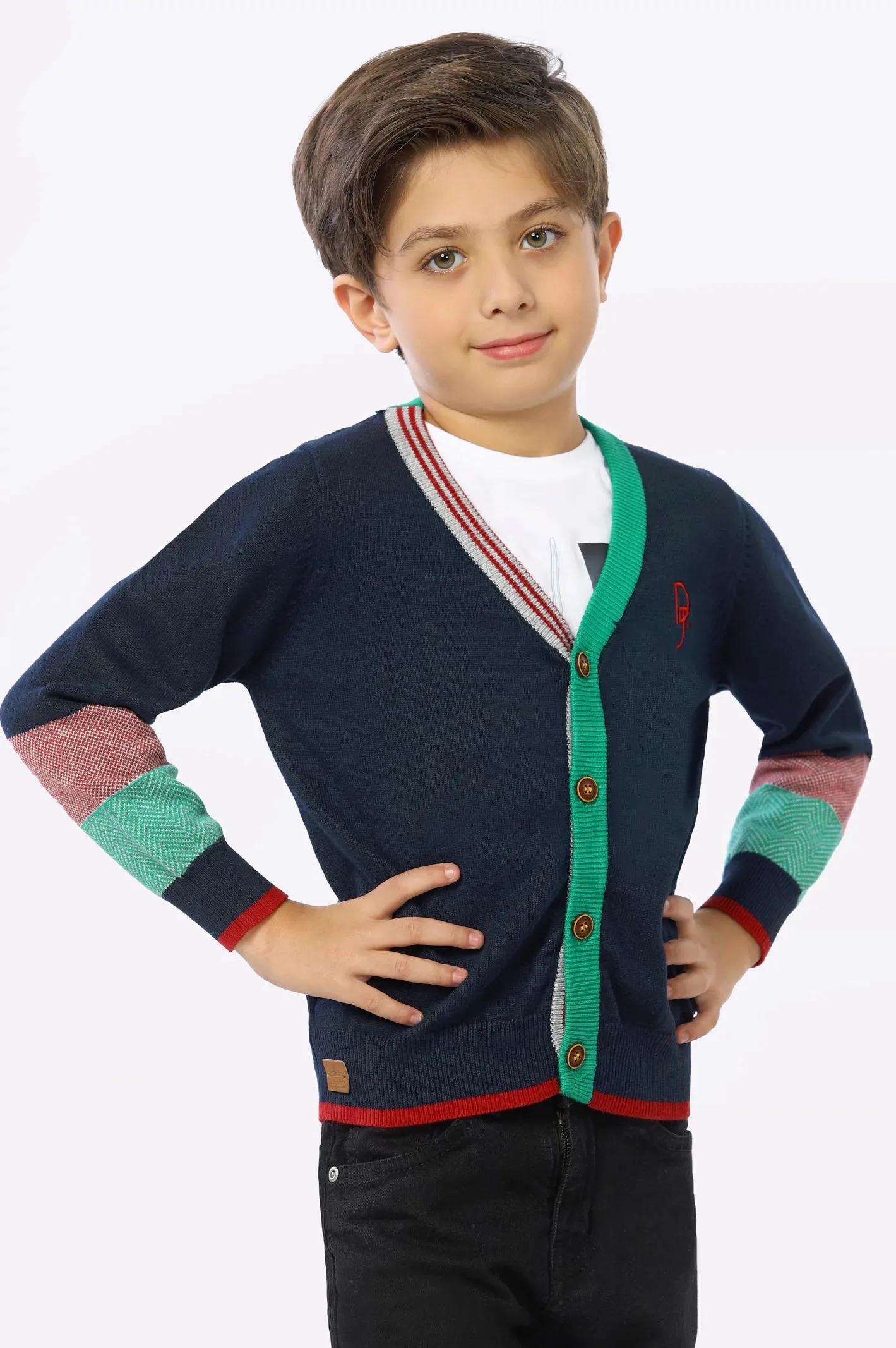 Navy Blue Boys Sweaters
