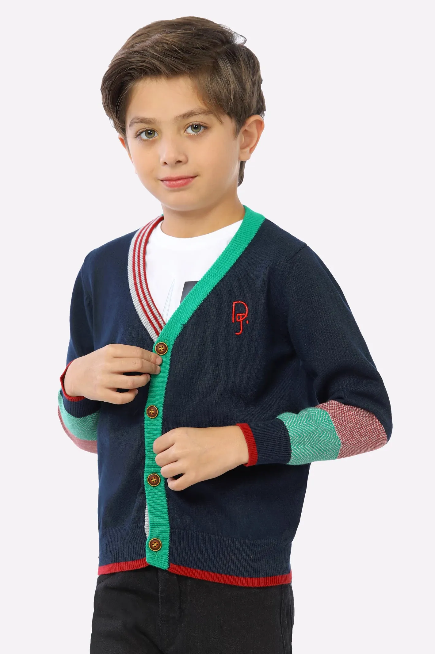Navy Blue Boys Sweaters