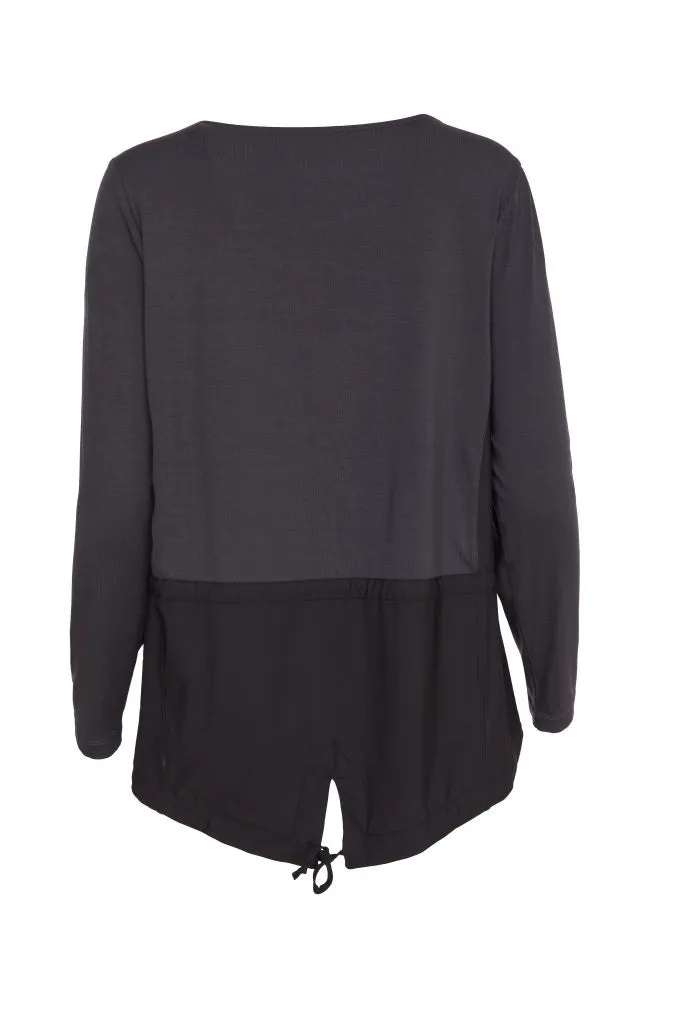 Naya Top With Contrast Side Panel