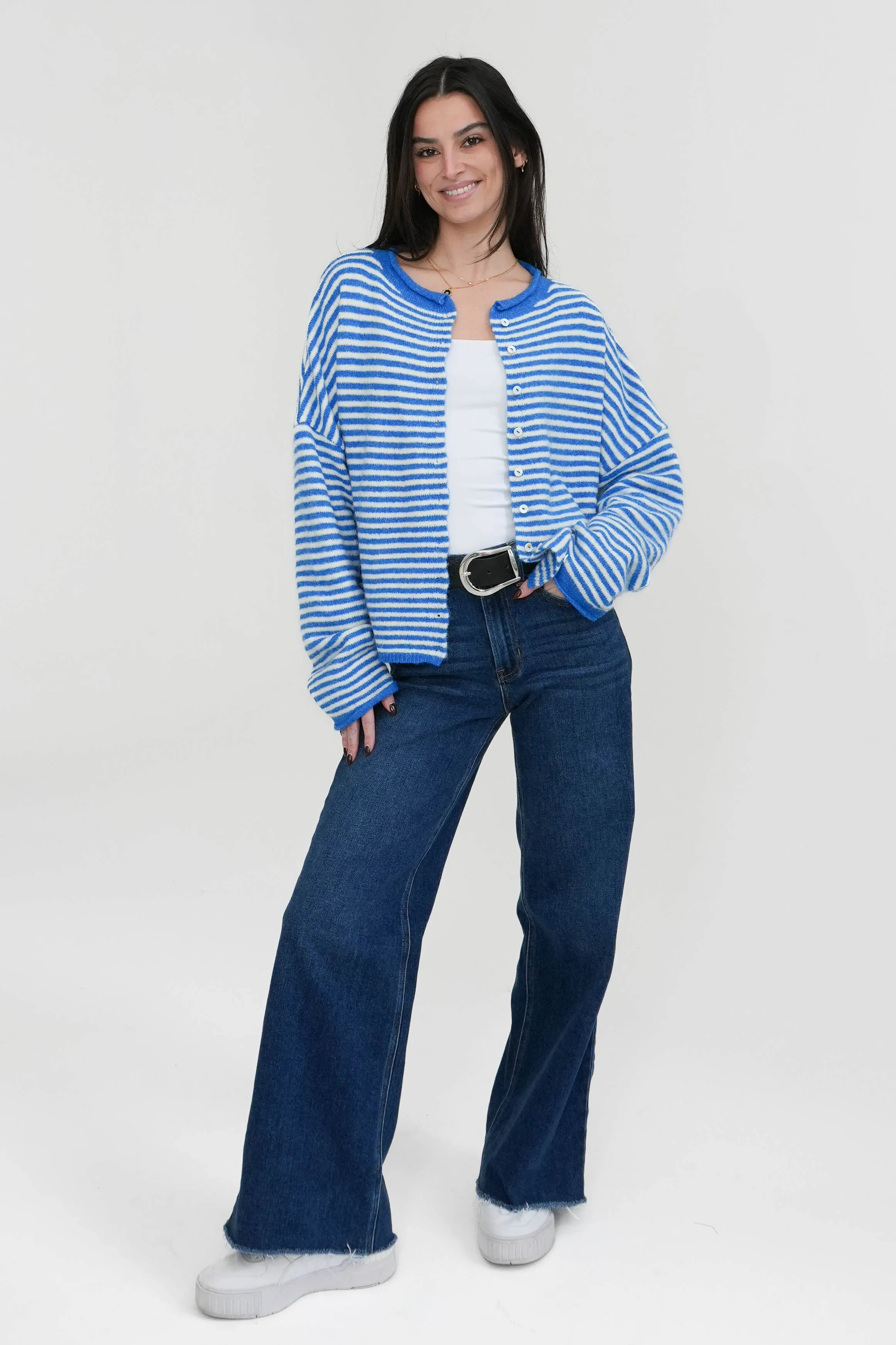 Phoebe Cardigan in Blue