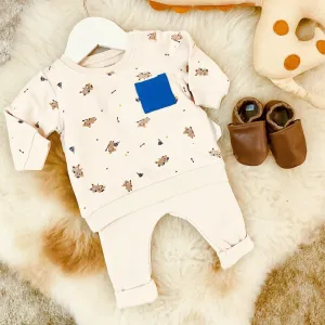 Playful Pups 2-Piece Baby Outfit
