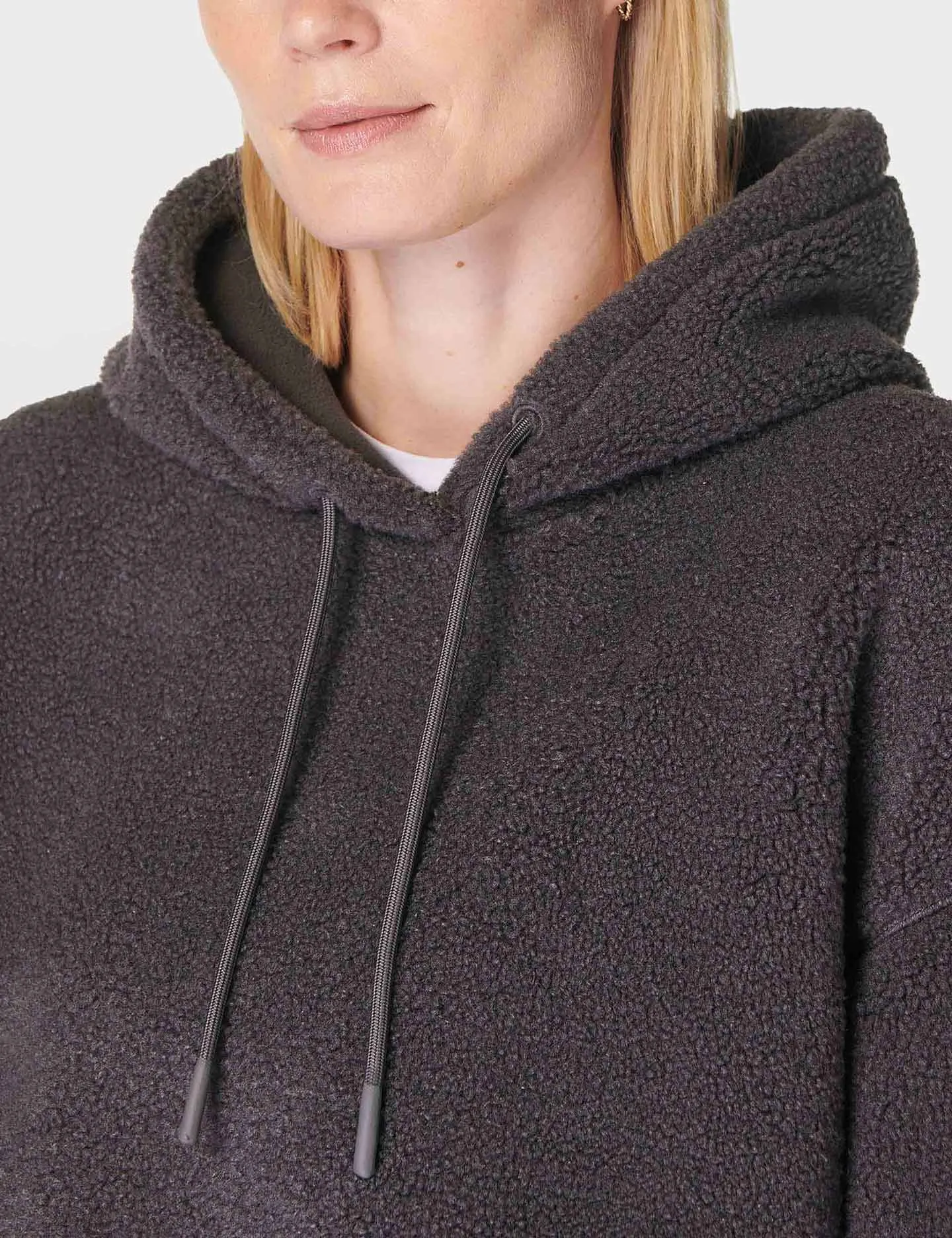 Plush Textured Hoody - Urban Grey