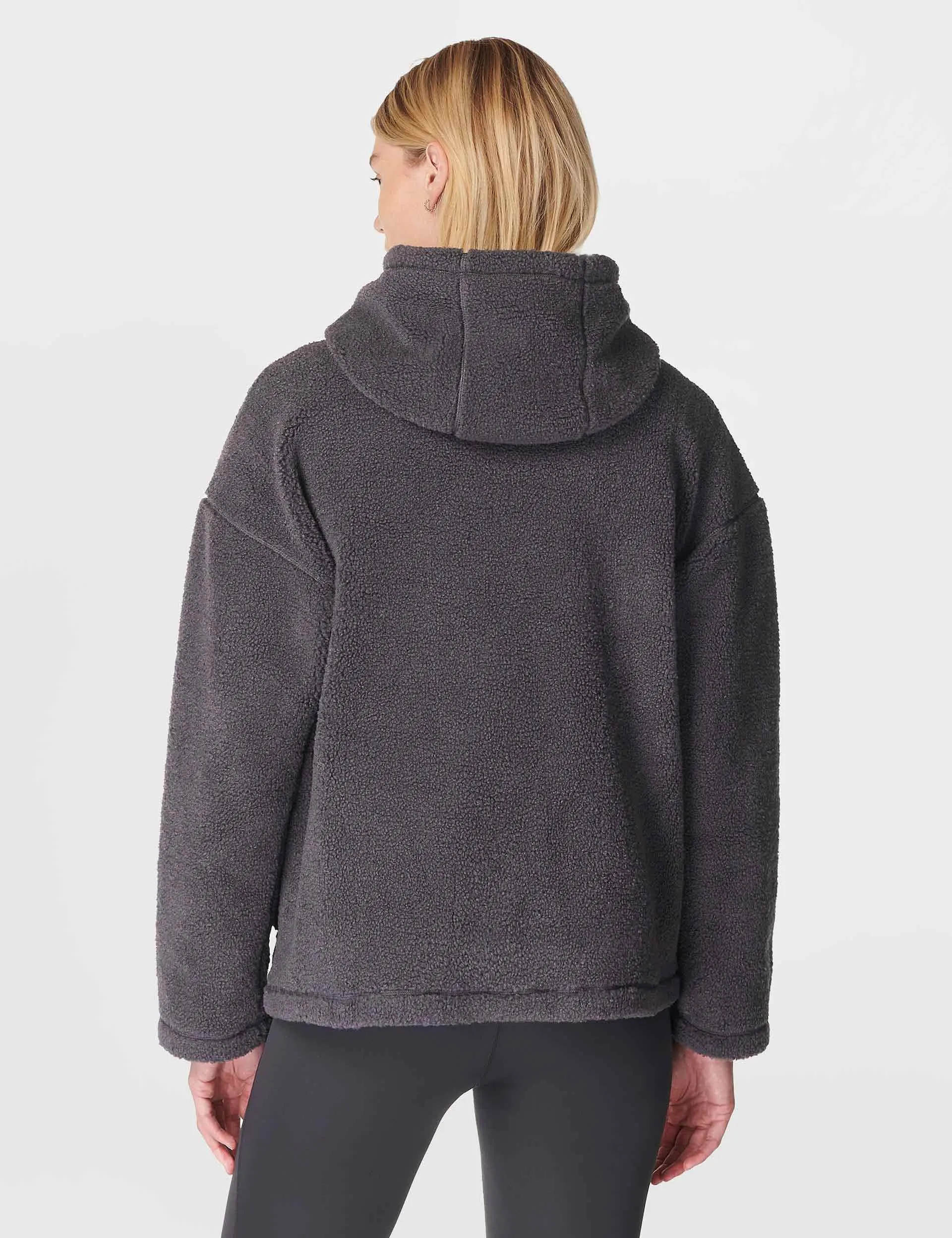 Plush Textured Hoody - Urban Grey