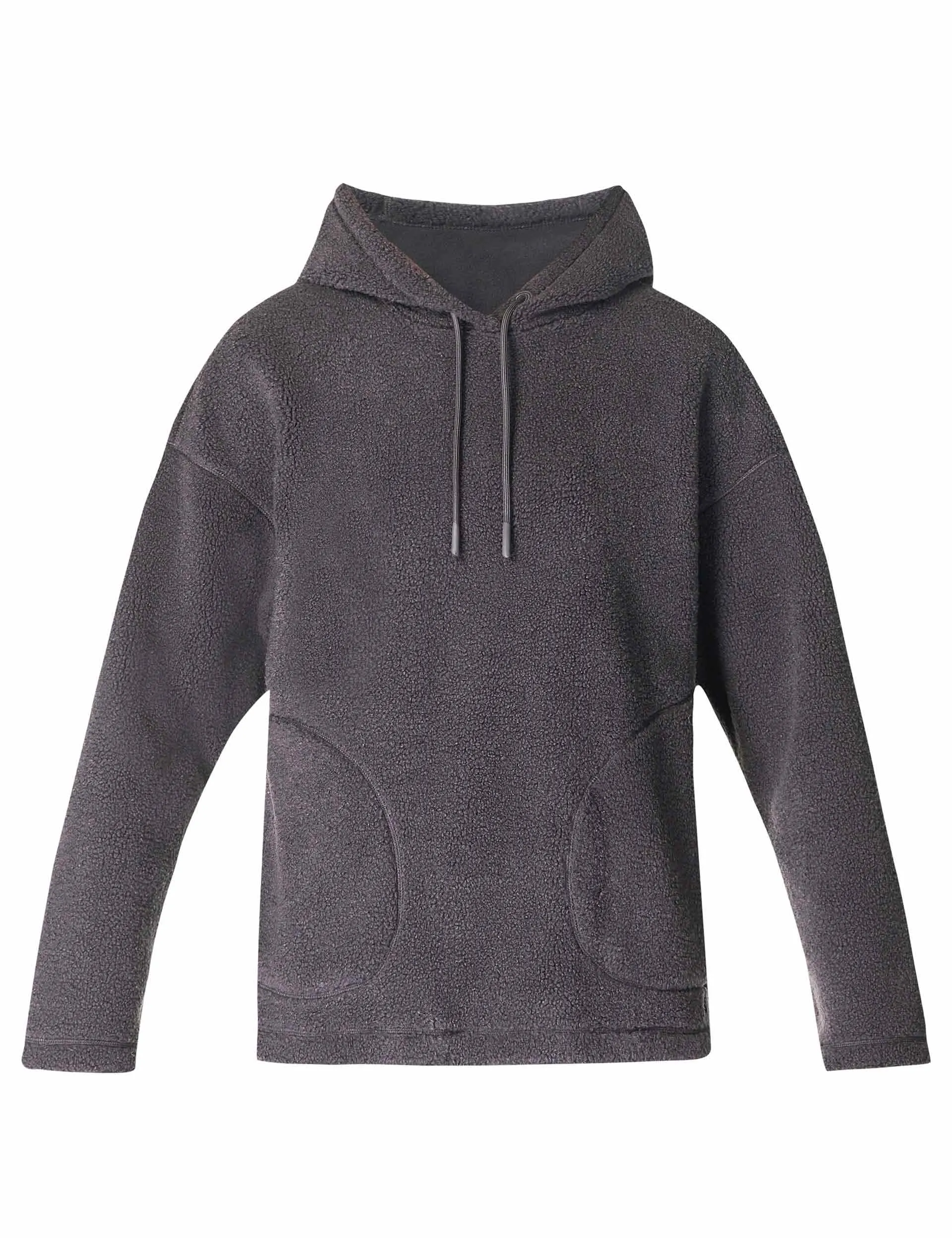 Plush Textured Hoody - Urban Grey