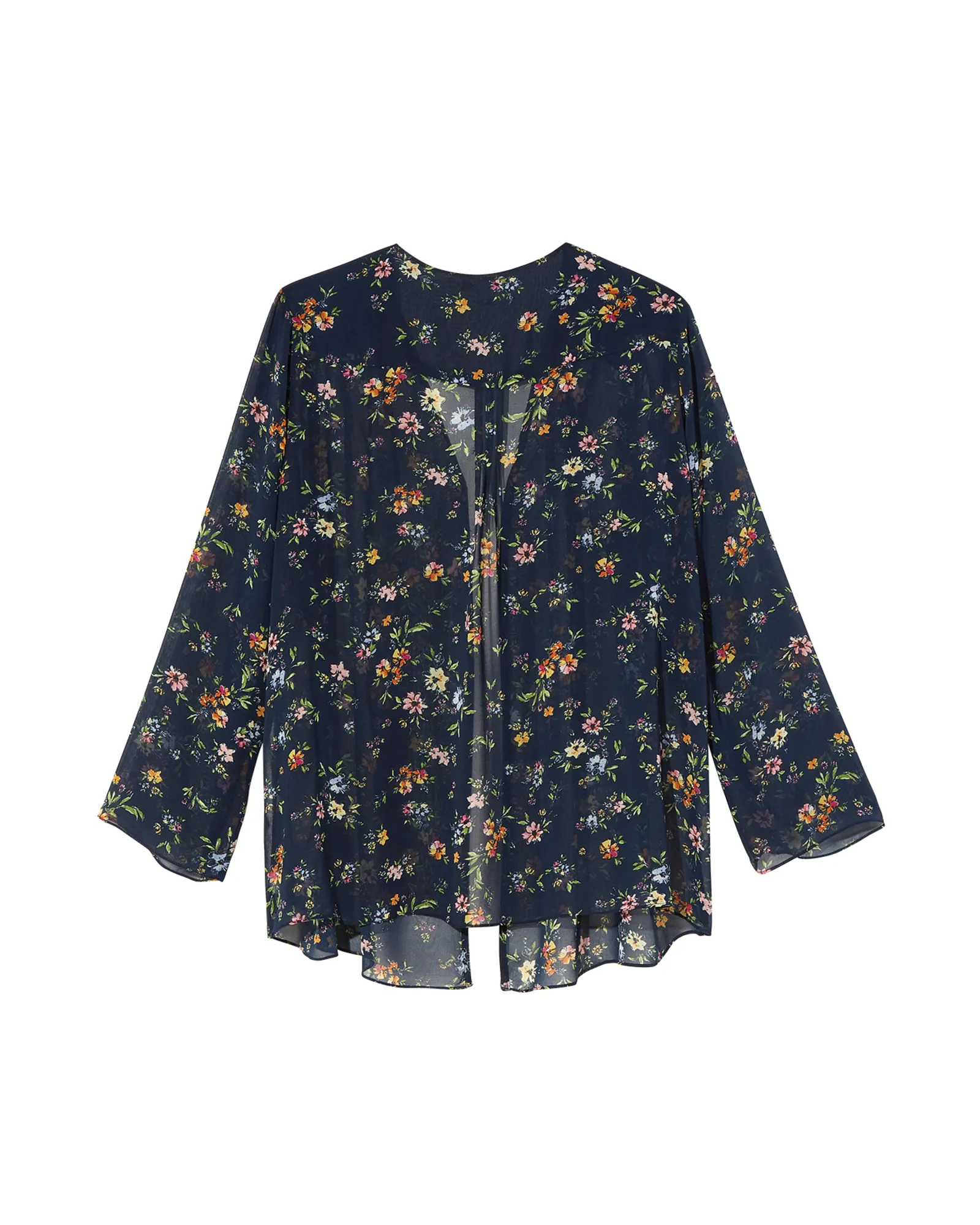 Posey Kimono | Navy / Red