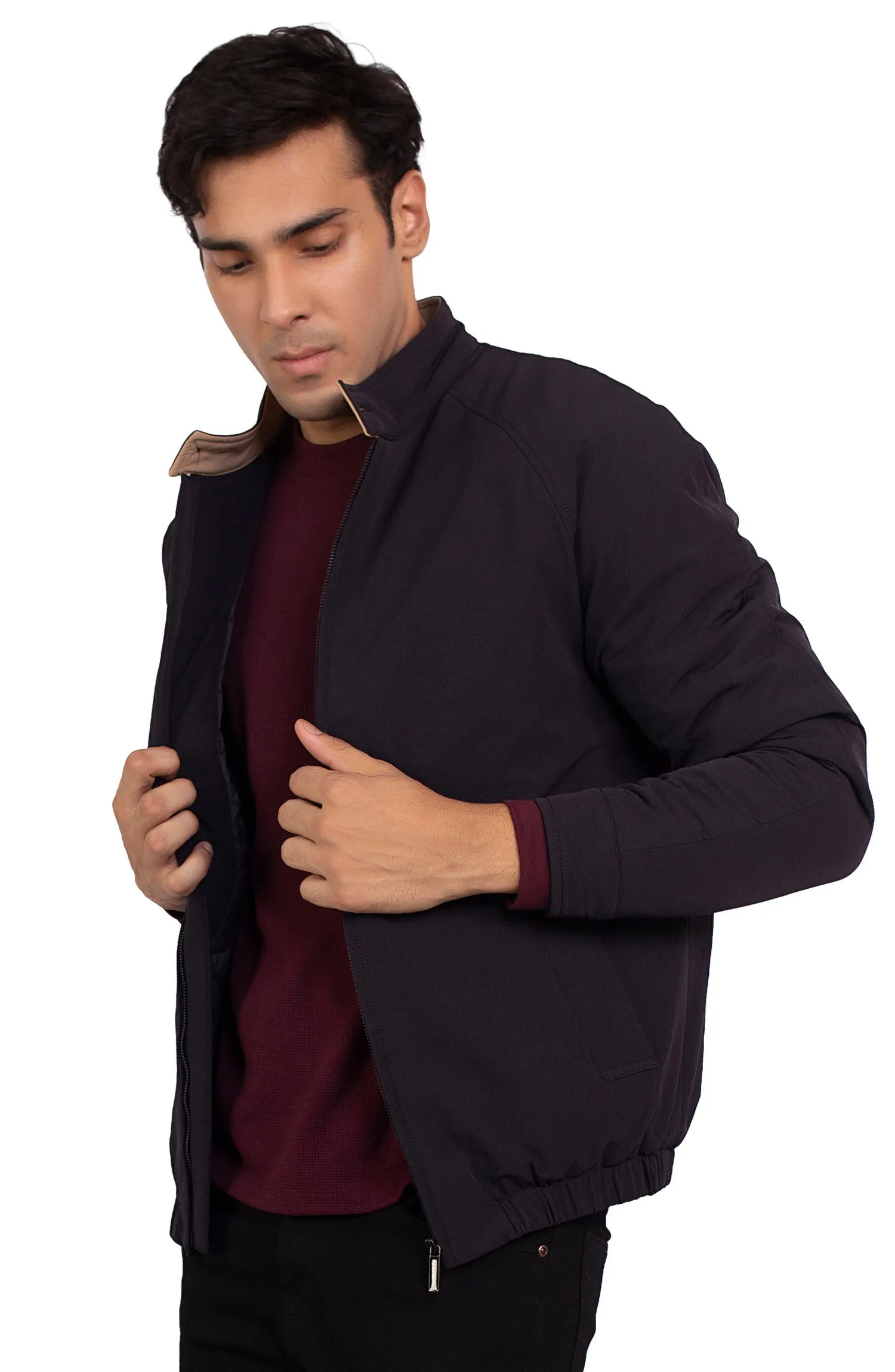 Raglan Button Lock Jacket