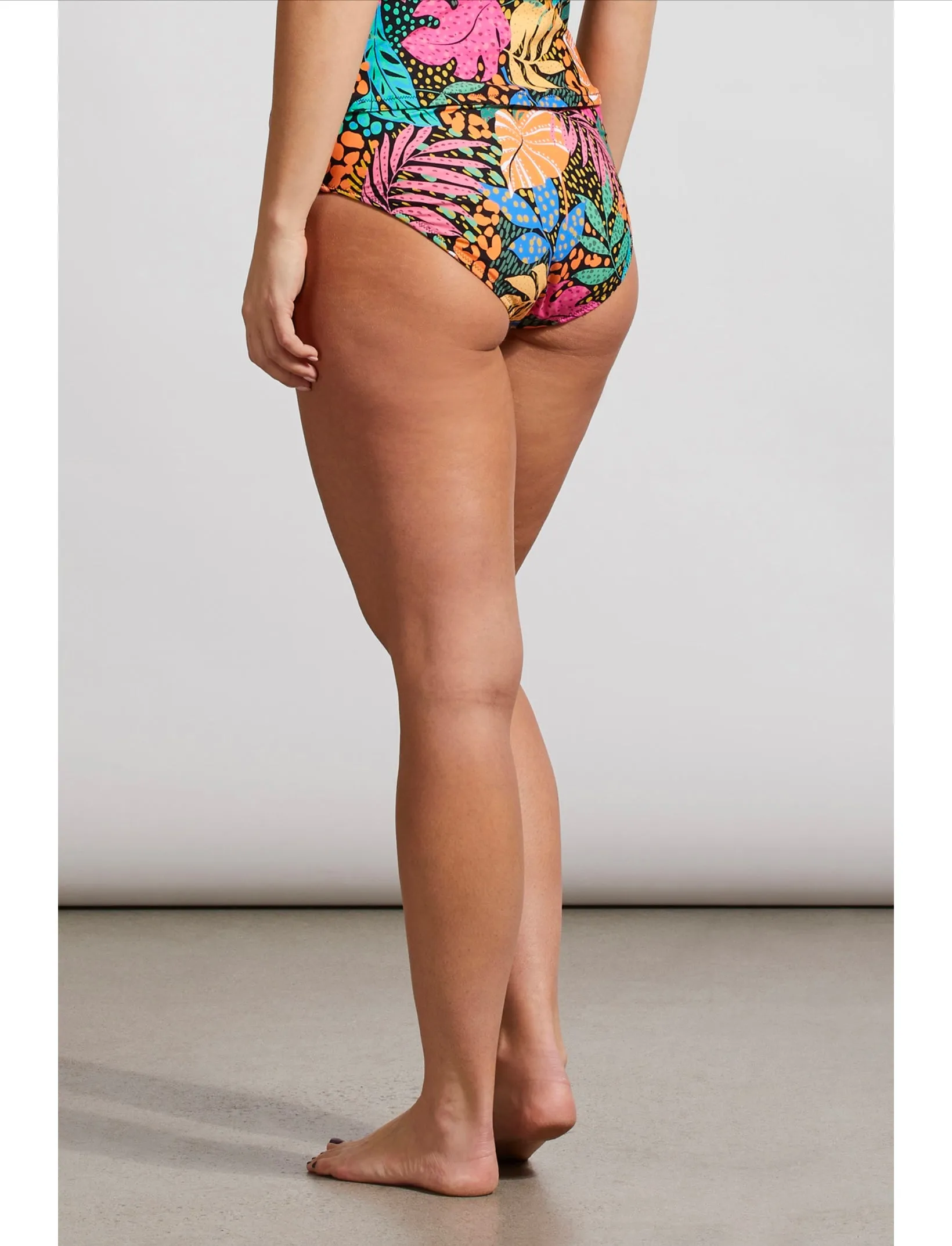 REVERSIBLE HIGH-WAIST BIKINI BOTTOMS