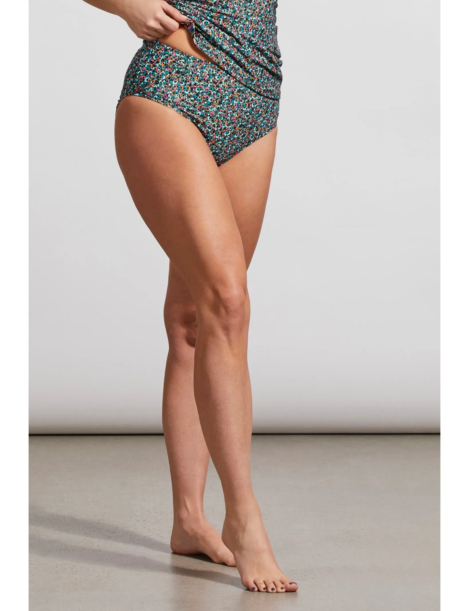 REVERSIBLE HIGH-WAIST BIKINI BOTTOMS