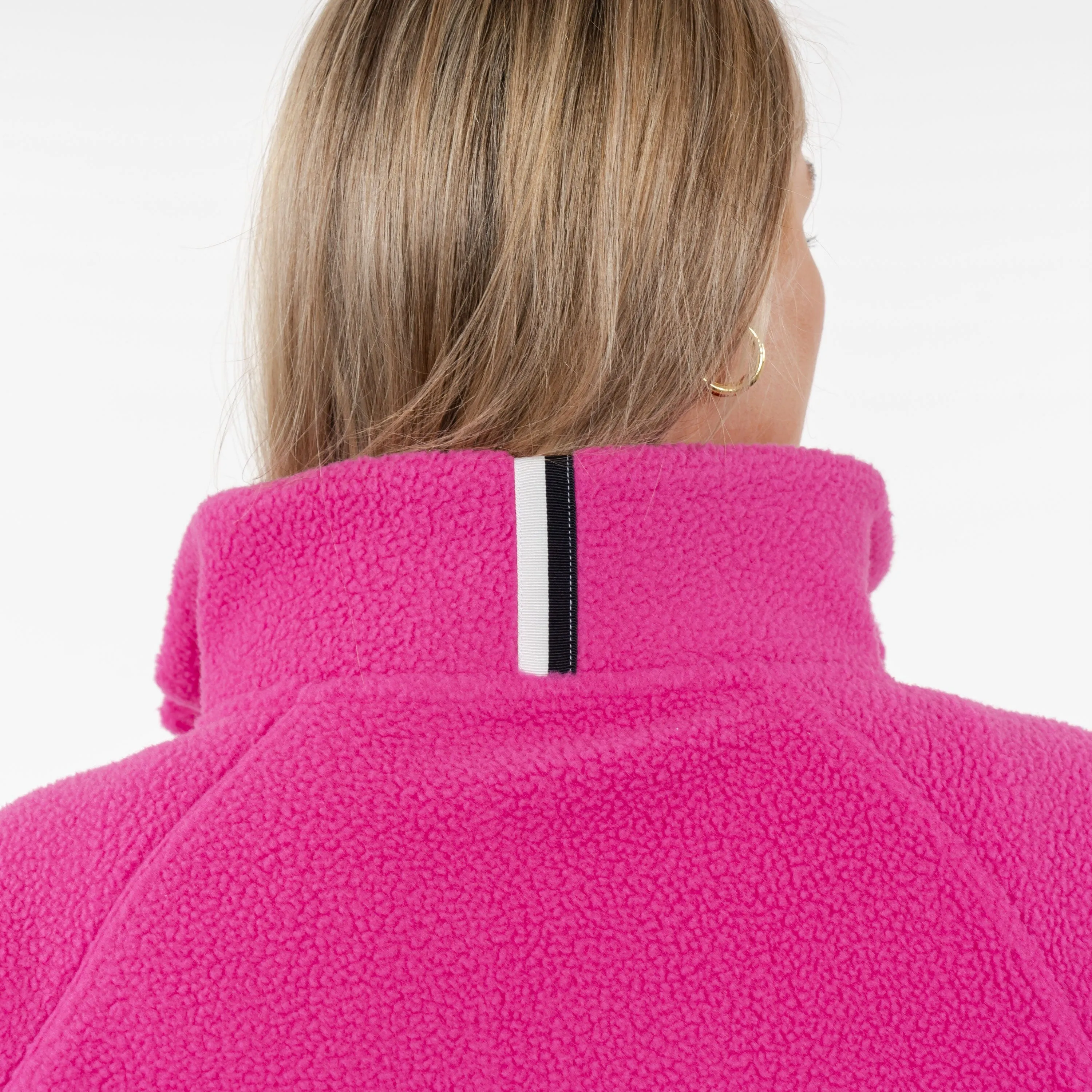 Rivanna Fleece Pullover | Solid - Exuberant Pink