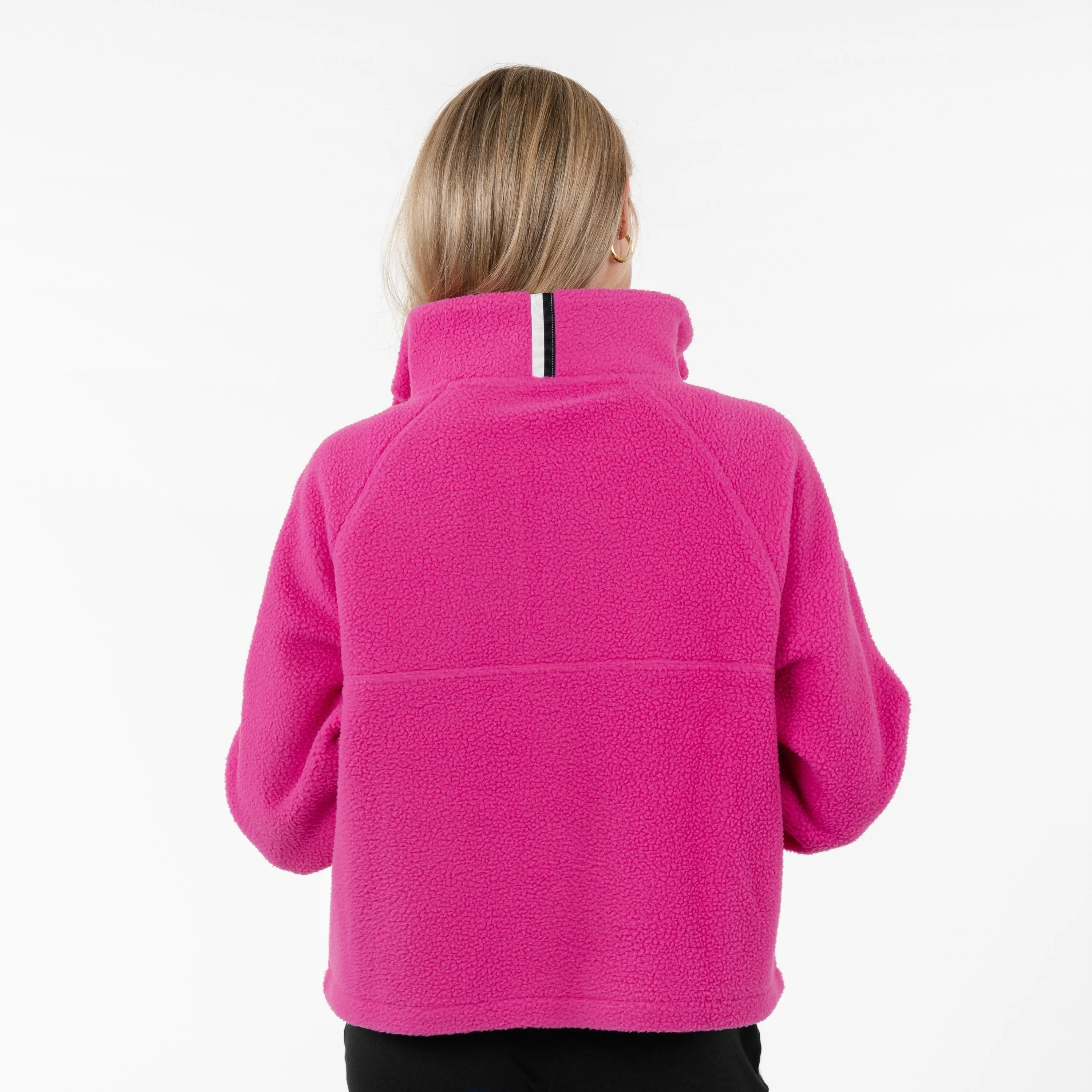 Rivanna Fleece Pullover | Solid - Exuberant Pink