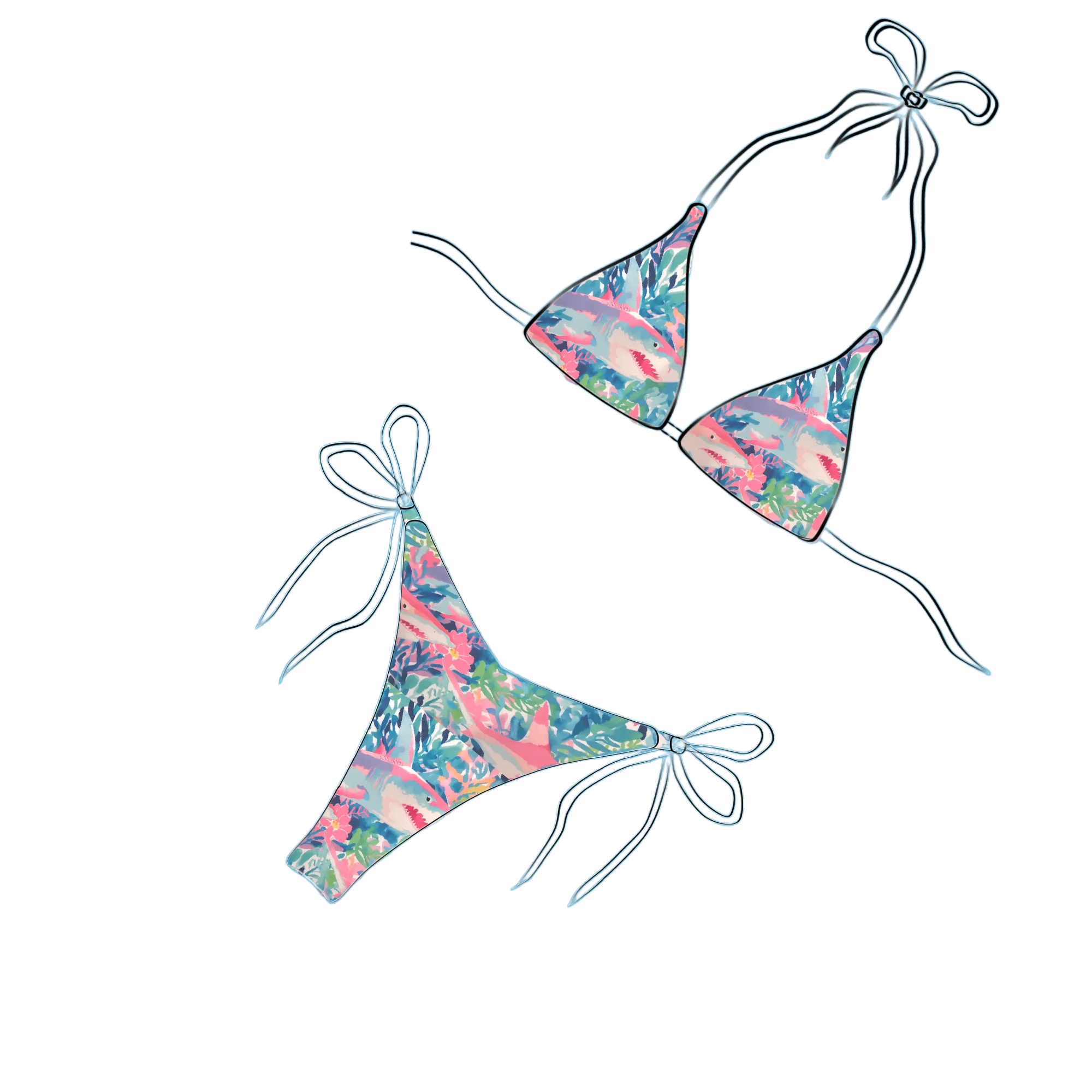Shark Week Bali Bottoms