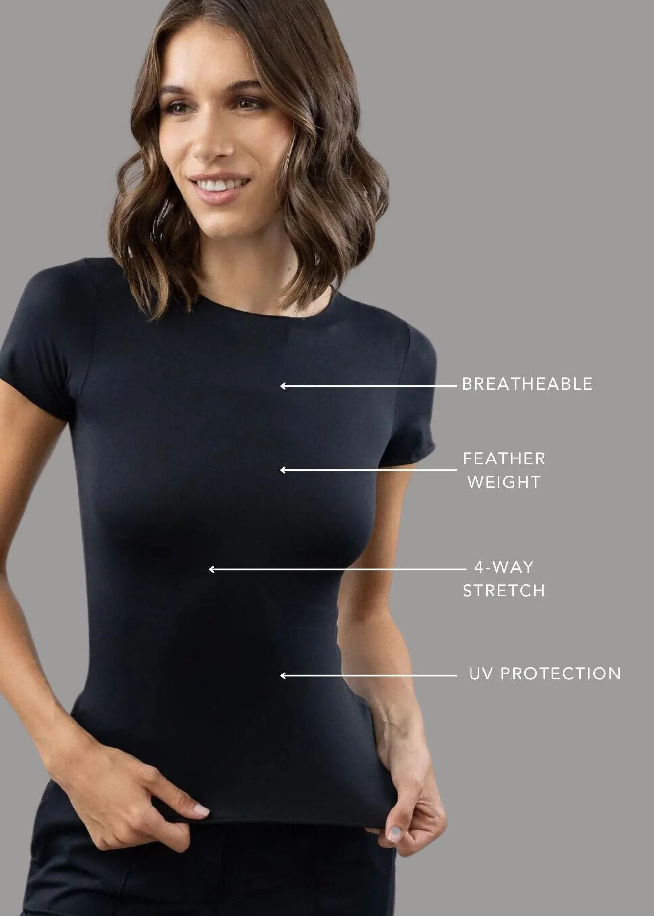 Short Sleeve Crew Neck