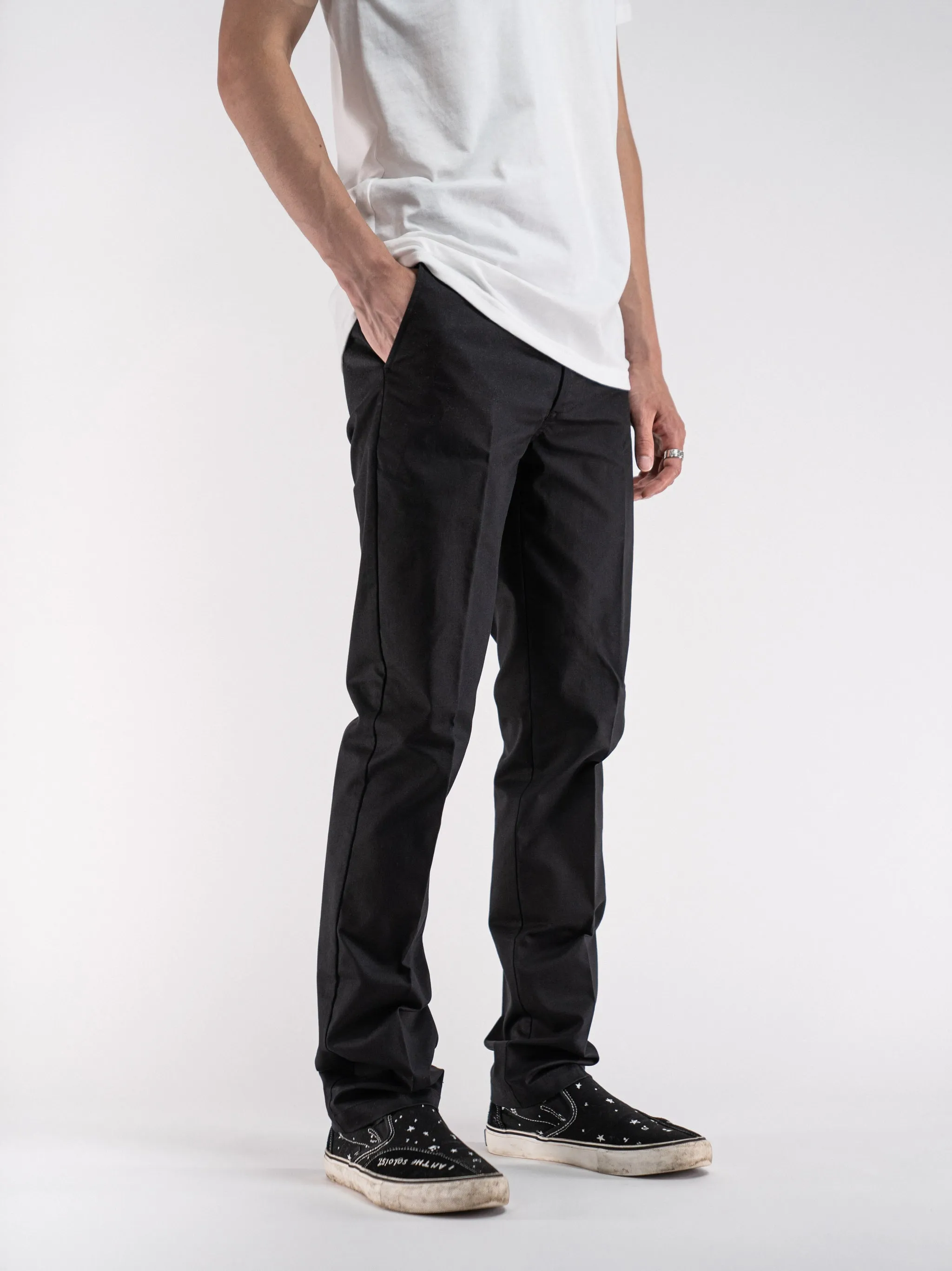 Slim Fit Chino Pant Black