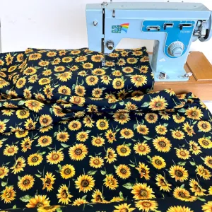 Sunflowers - Softshell - Navy
