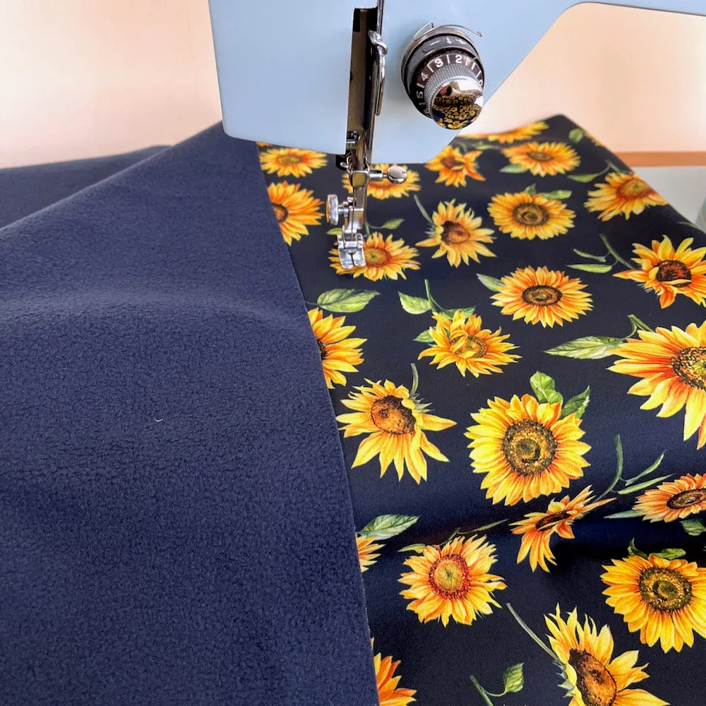 Sunflowers - Softshell - Navy