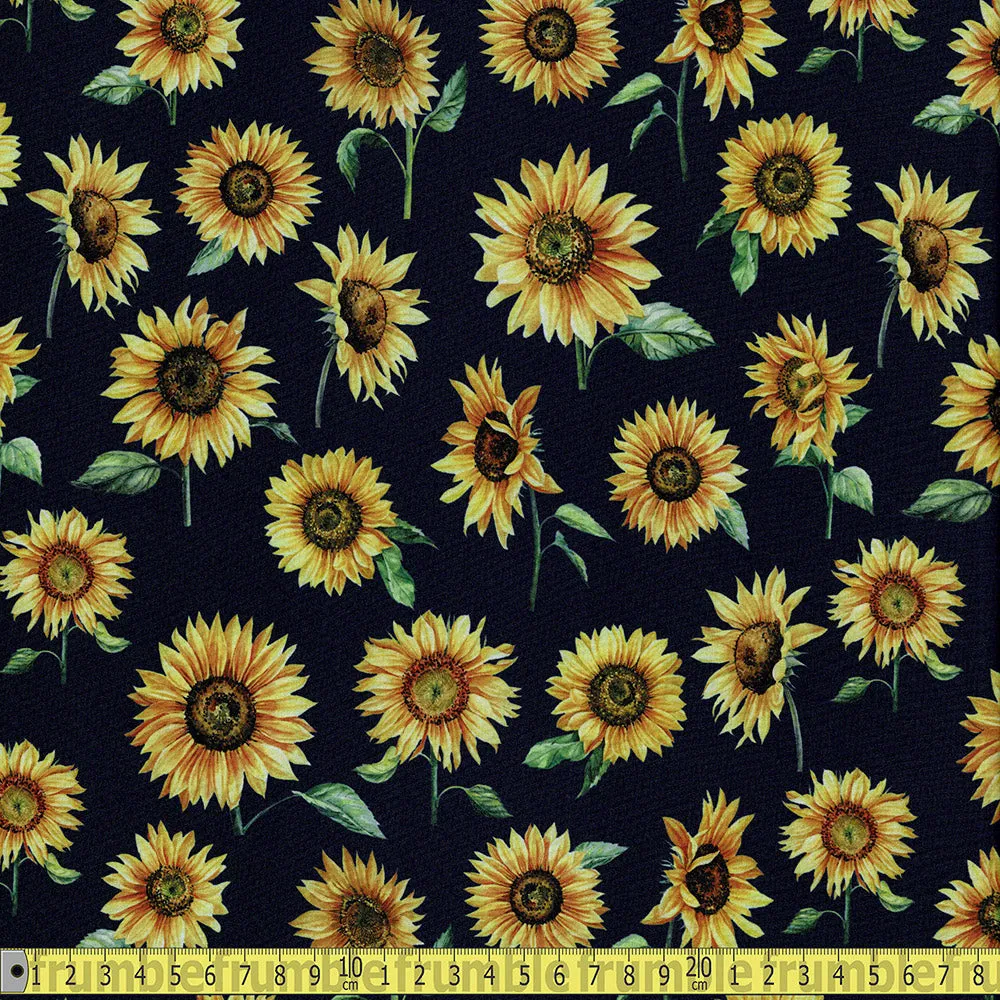 Sunflowers - Softshell - Navy