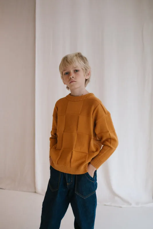 Sweater Knitted Fanatical Squares