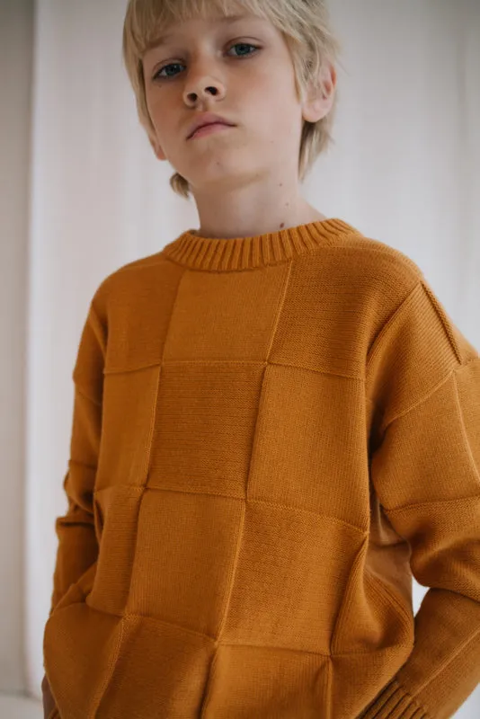 Sweater Knitted Fanatical Squares
