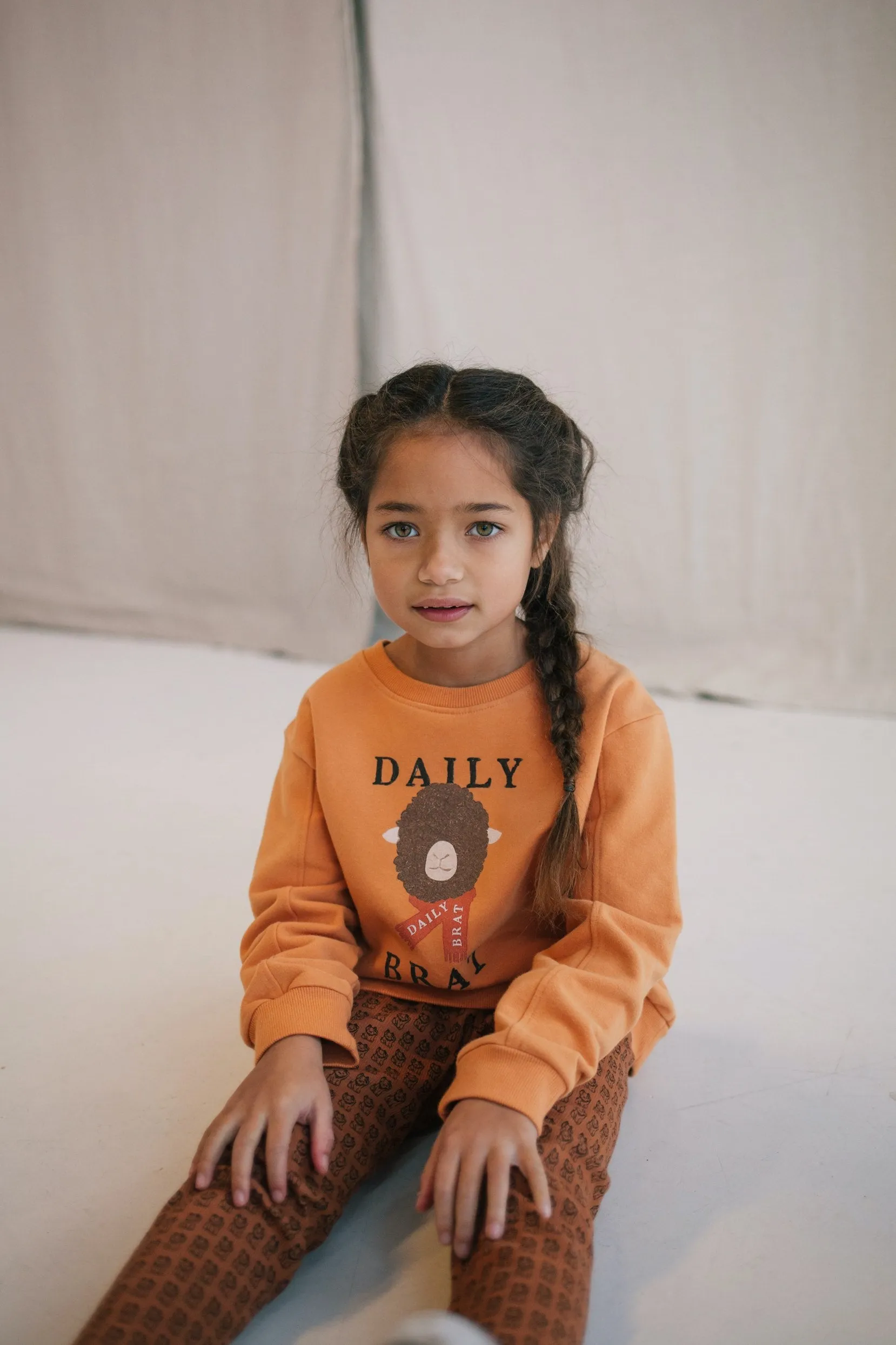 Sweater Silly Sheep Orange