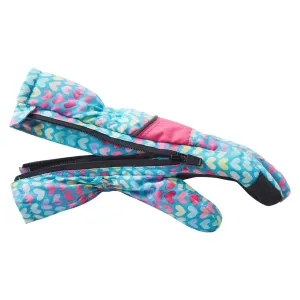 Winter & Ski Glove powered by ZIPGLOVE™ TECHNOLOGY | Aqua Hearts